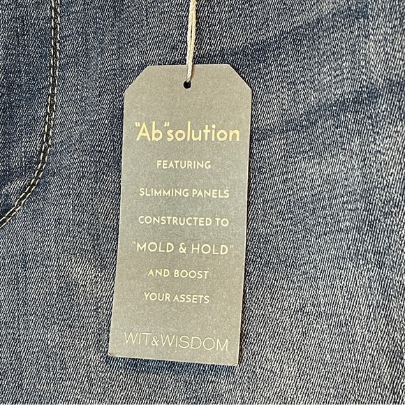 Wit & Wisdom “Ab”solution Light Blue Denim Jean Shorts Size 16 - Picture 6 of 7